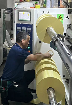 Papel Jumbo à prova de arranhões, rótulos transparentes resistentes à água espessura da superfície 50 u