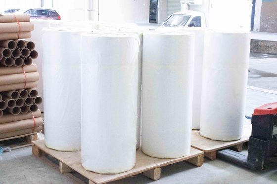 Tipo de cola de pneu Material de etiqueta adesivo PE Rolo 80u Espessura da face