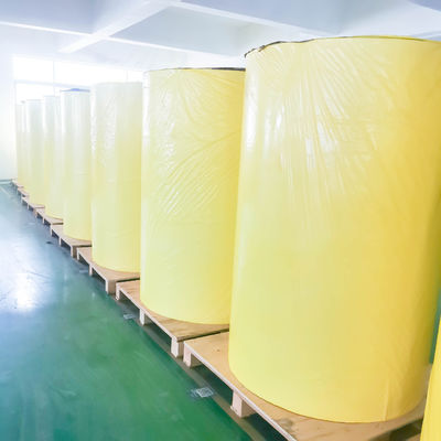 Papel Jumbo à prova de arranhões, rótulos transparentes resistentes à água espessura da superfície 50 u