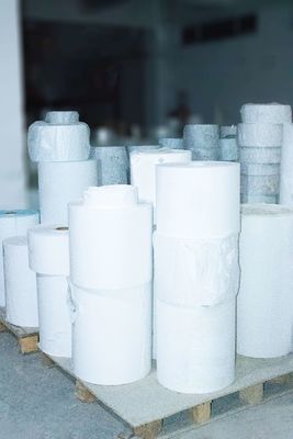 Papel sintético auto-aderente brilhante de jato de tinta de aprovação SGS 50μ espessura da superfície