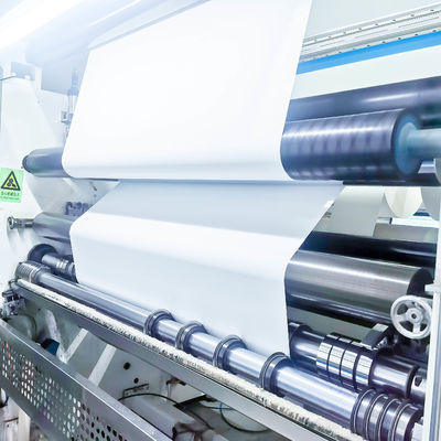 Papel térmico resistente a arranhões Jumbo Roll de alta viscosidade tipo Stong Sticky Back