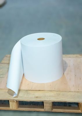 Papel térmico resistente a arranhões Jumbo Roll de alta viscosidade tipo Stong Sticky Back