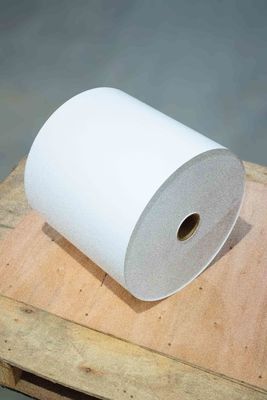 Papel revestido com cola acrílica Rolo de papel 80u Espessura da face
