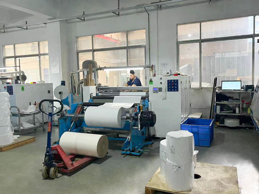 Papel revestido com cola acrílica Rolo de papel 80u Espessura da face