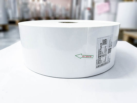 Etiquetas OPAL PET transparentes BOPP Etiquetas cola removível Papel de apoio de libertação