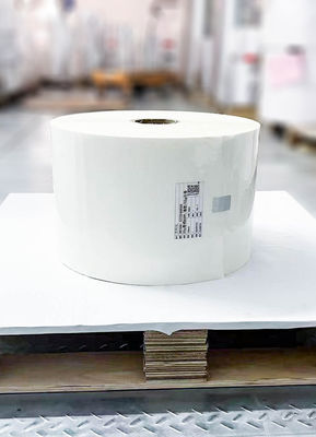Adesivo Acrílico Cola Láctea Etiqueta PE Material Papel Rolo Grande Ordinário Adesivo