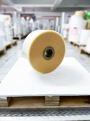 Papel kraft transparente com apoio adesivo BOPP