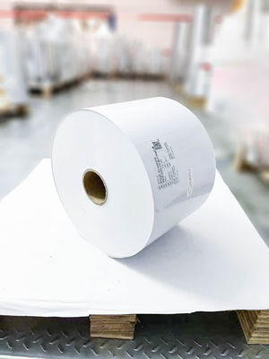 Papel autoaderente transparente Opal PET, rolos de papel autoaderente, cola de óleo à prova d'água