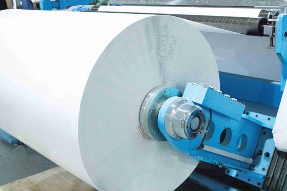 Rolo de papel auto-aderente pegajoso para trás, etiquetas de rolo impermeáveis de PET fosco