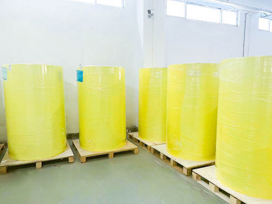 Tipo de cola móvel auto-aderente de liberação de papel laminado de revestimento PET transparente Certificado SGS