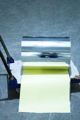Auto-aderente adesivo papel de rolo 50 PET prata clara ((Cobertura) adesivo acrílico 140 amarelo