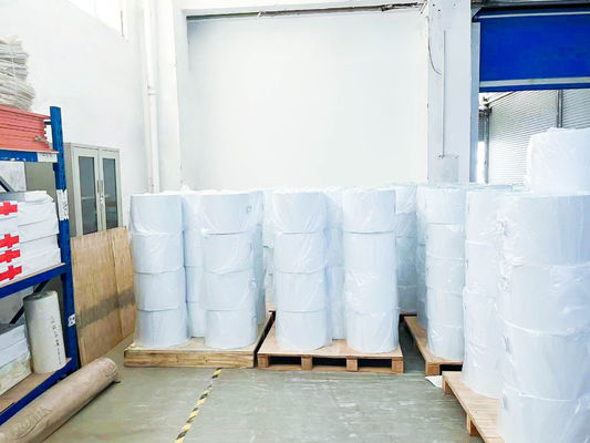 Rolo de rolo de papel revestido pegajoso comum 80 g Espessura da superfície