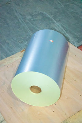 Papel auto-aderente de PET de prata fosca rolos de papel 50 u espessura da superfície cola de óleo