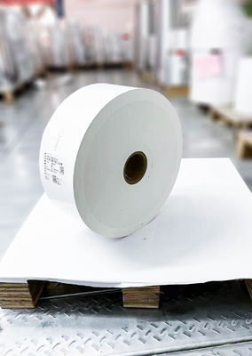 Tipo de cola móvel auto-aderente rolo de papel de adesivos 60u espessura da superfície à prova d'água