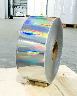 Papel auto-aderente de etiqueta holográfica, rolo Mylar laser holográfico