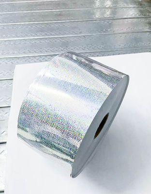 Papel de etiqueta de filme adesivo holográfico de comprimento de 800 m