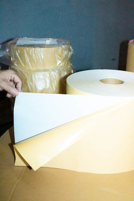 Lâmina de colagem de fusão a quente folhas de papel auto-aderente, papel adesivo de PVC pegajoso comum