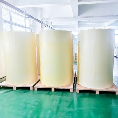 Material de papel sintético pegajoso normal, papel adesivo a jato de tinta 75μ espessura da superfície