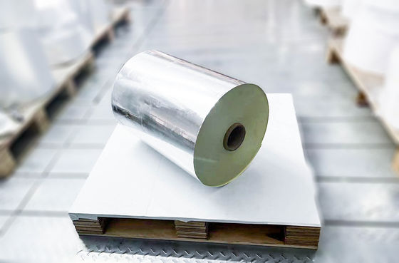 Material de etiquetas autoaderentes de PET em branco de prata clara