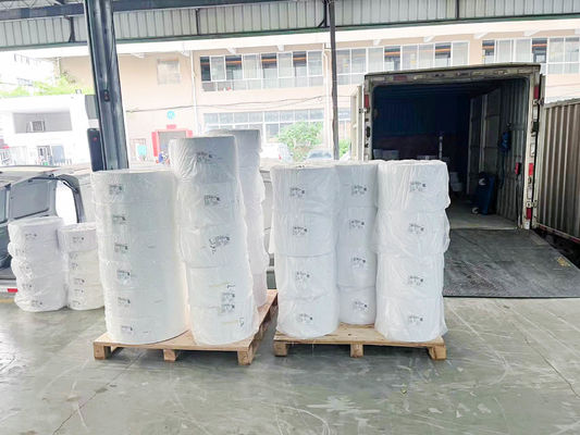 Filme de impressão PET transparente Etiquetas auto-aderentes Materiais Papel tipo cola quente