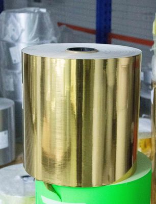 Rolo de papel de colagem acrílica de ouro