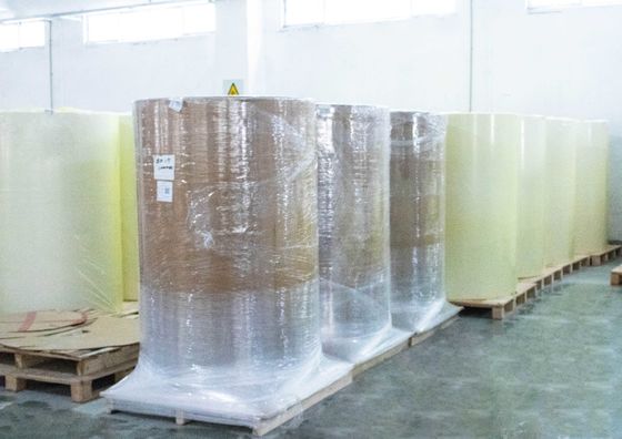 80 g/m2 Papel revestido de alta qualidade,Adesivo acrílico permanente de viscosidade,Filma PET transparente