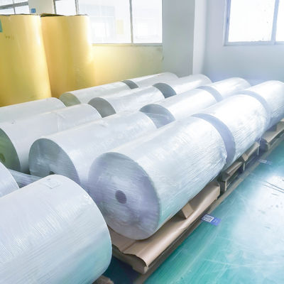 Papel revestido de acrílico resistente ao desgaste, papel adesivo em rolos espessura da superfície 120 u