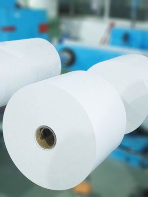 Papel Kraft revestido com cola de fusão a quente, etiquetas de rolo resistentes à água.