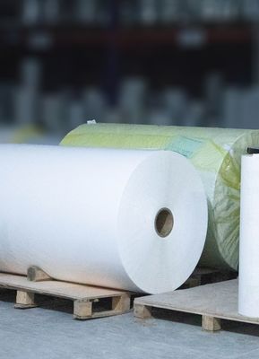 Tipo de cola acrílica pegajoso Papel térmico Jumbo Rolo de rótulo Normal pegajoso