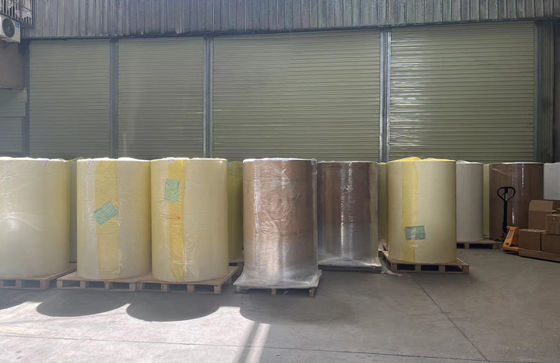 Papel de impressão Jumbo Termal Branco Rolo de papel 90g Espessura de papel Resistente a arranhões