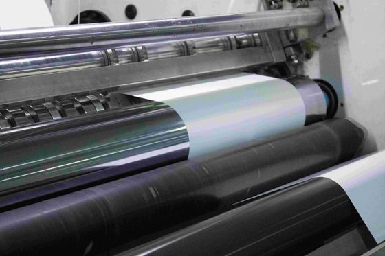 Rolo de papel de impressão térmica Jumbo, rolo de papel brilhante auto-aderente