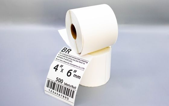 Rolo de etiqueta térmica de 4x6 para etiquetas de impressora