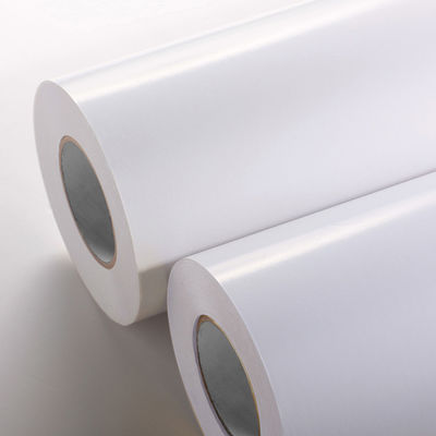 80 g/m2 Papel revestido de alta qualidade,Adesivo acrílico permanente de viscosidade,Filma PET transparente