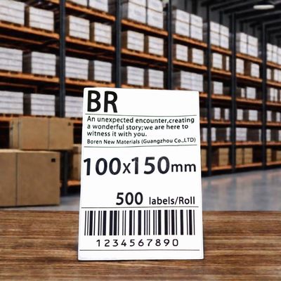 100x150x500 Etiquetas de embalagem Ficha de logística e Ficha expressa em branco