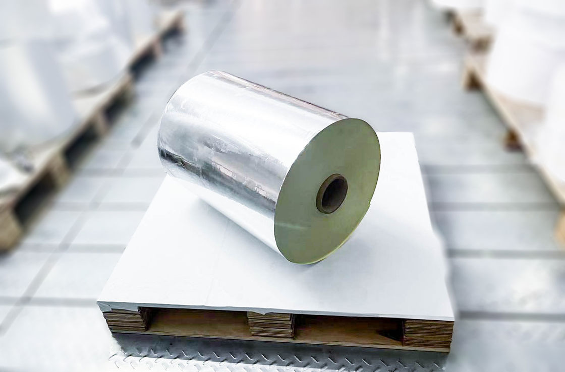 Material de etiquetas autoaderentes de PET em branco de prata clara