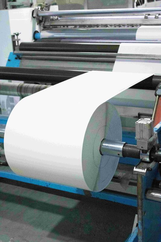 Rolo de papel revestido com cola de óleo resistente à água pegajoso comum