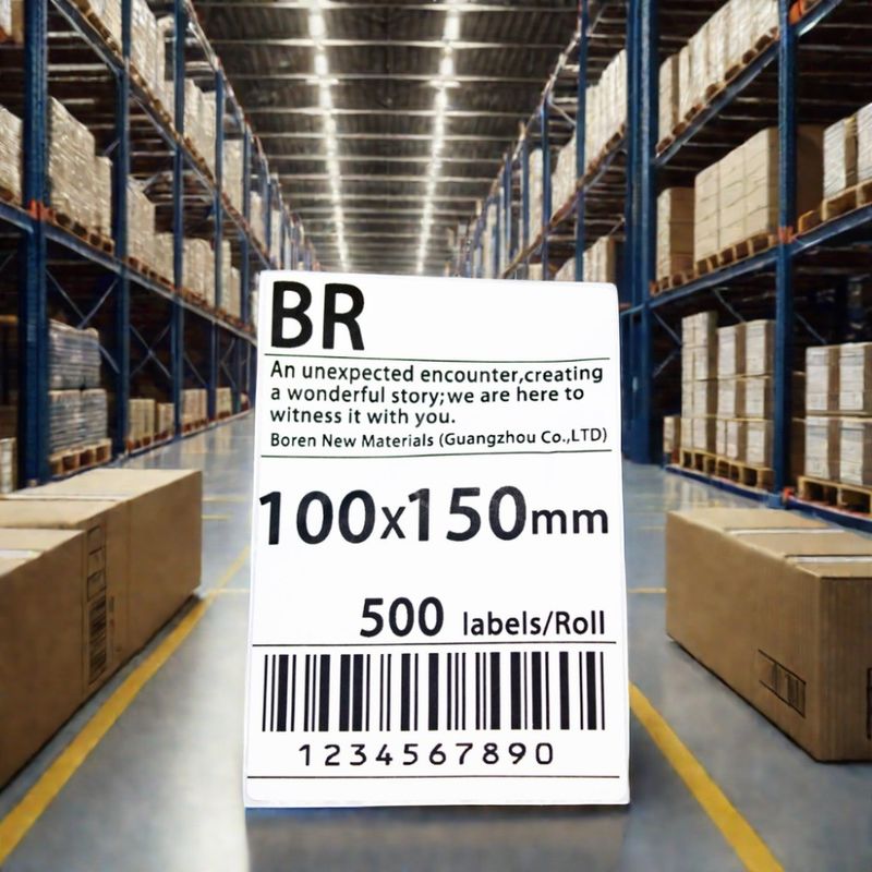 100x150 Tamanho Folha Logística e Express 50*37*24mm Tamanho da Caixa para rótulos de embalagem